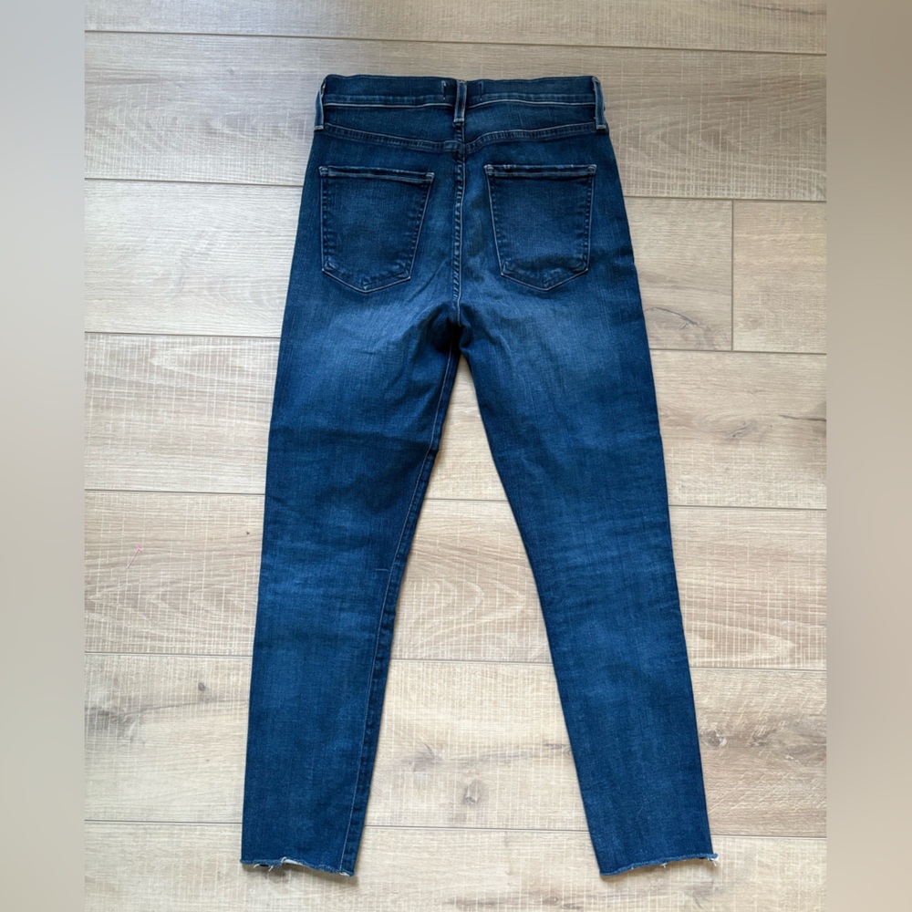 Agolde Sophie Mid-Rise Ankle Crop Dark Blue Jeans Size 27 - Picture 9 of 9